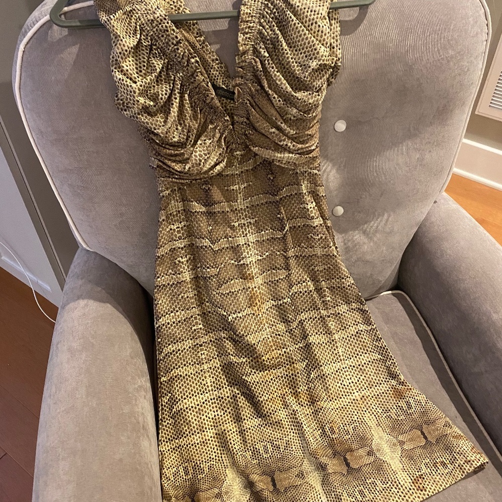 Roberto Cavalli animal print dress